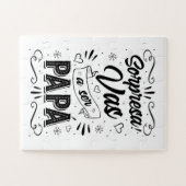 Vas a ser Papa Anuncio de Embarazo Articeo ジグソーパズル (横)