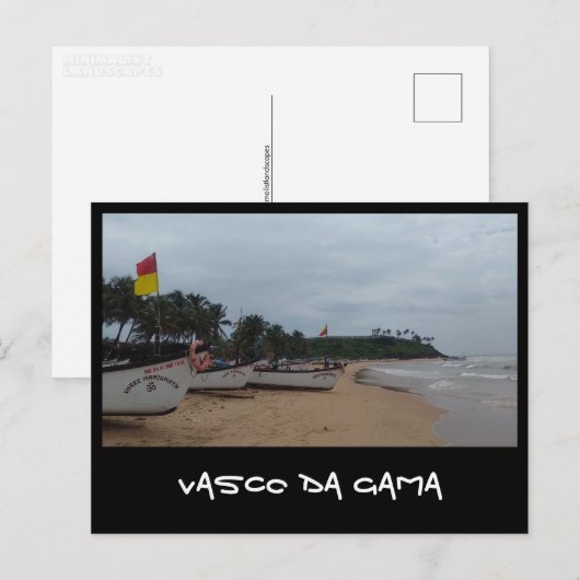 Vasco da Gama（インド） ポストカード (正面/裏面)