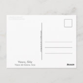 Vasco da Gama（インド） ポストカード (裏面)