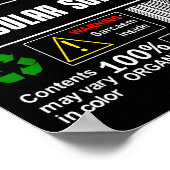 Vascular Surgeon Doctor Job Label Sarcasm Skills C ポスター (角)