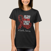 Vasculitis Awareness Month Red Ribbon Tシャツ (正面)