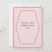 Vase of Colored Peonies ノートカード (裏面)