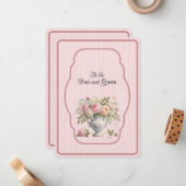 Vase of Colored Peonies ノートカード (正面/裏面インサイチュ)