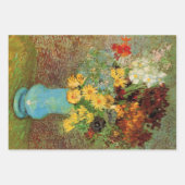 Vase with Daisies and Anemones by Vincent van Gogh ラッピングペーパーシート (正面2)