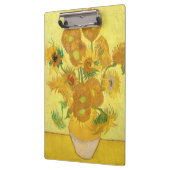 Vase with fifteen sunflowers by Vincent Van Gogh  クリップボード (左)