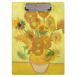 Vase with fifteen sunflowers by Vincent Van Gogh  クリップボード
