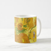Vase with fifteen sunflowers by Vincent Van Gogh コーヒーマグカップ (正面右)
