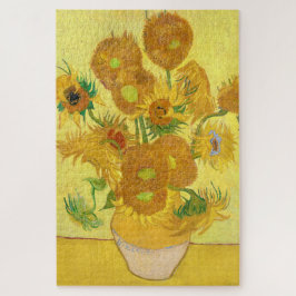 Vase with fifteen sunflowers by Vincent Van Gogh  ジグソーパズル