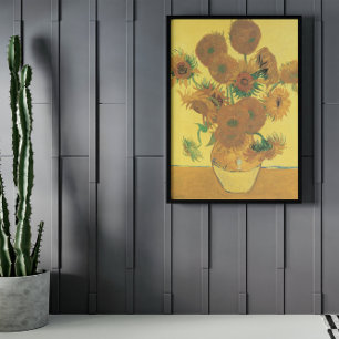 Vase with Fifteen Sunflowers by Vincent van Gogh ポスター