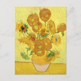 Vase with fifteen sunflowers by Vincent Van Gogh ポストカード