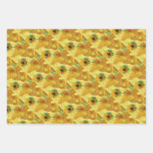 Vase with fifteen sunflowers by Vincent Van Gogh  ラッピングペーパーシート (正面2)