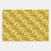 Vase with fifteen sunflowers by Vincent Van Gogh  ラッピングペーパーシート (正面)