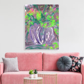 Vase with flowers キャンバスプリント (インサイチュ (リビング))