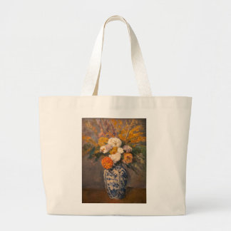 Vase with flowers fine art big bag ラージトートバッグ