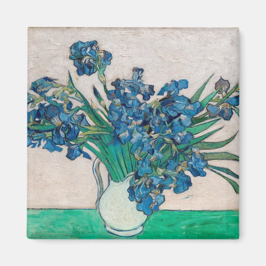 Vase with Irises, Van Gogh マグネット (正面)