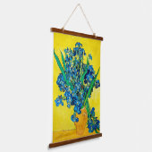 Vase with Irises, Van Gogh 吊り下げ型タペストリー (傾斜あり)