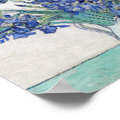 Vase with Irises Vincent van Gogh  ポスター (角)