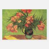 Vase with Oleanders and Books by Vincent van Gogh ラッピングペーパーシート (正面2)