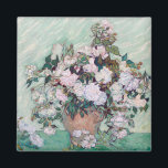 Vase with Pink Roses, Van Gogh マグネット<br><div class="desc">Vincent Willem van Gogh (30 March 1853 – 29 July 1890) was a Dutch post-impressionist painter who is among the most famous and influential figures in the history of Western art. In just over a decade, he created about 2, 100 artworks, including around 860 oil paintings, most of which date...</div>