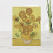 Vase with Twelve Sunflowers by Vincent van Gogh カード (正面)