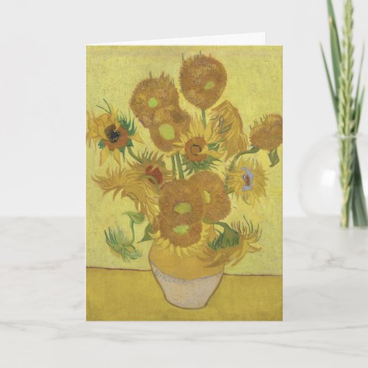 Vase with Twelve Sunflowers by Vincent van Gogh カード (正面)