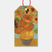 Vase with Twelve Sunflowers by Vincent van Gogh ギフトタグ (正面)