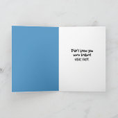 Vasectomy Basset Hound Dog Humor カード (内部)