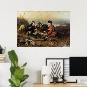 Vasily Perov: The Hunters at Rest ポスター (ホームオフィス)