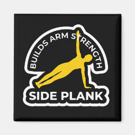 Vasisthasana Side Plank • Builds Arm Strength Yoga マグネット