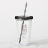 Vaso Acrílico acrylic glass with pet design アクリルタンブラー (裏面)