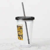 Vaso acrílico estampado mariposa monarca アクリルタンブラー (左)
