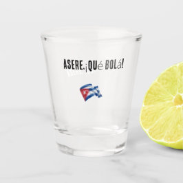 vaso con frase cubana ショットグラス
