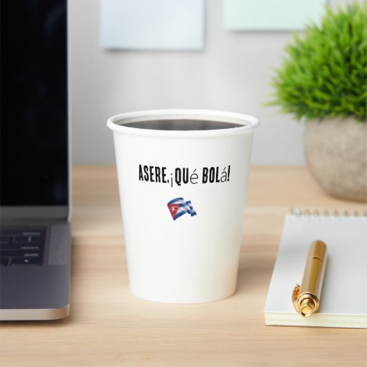 vaso con frase cubana 紙コップ (インサイチュ)