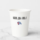 vaso con frase cubana 紙コップ (正面)