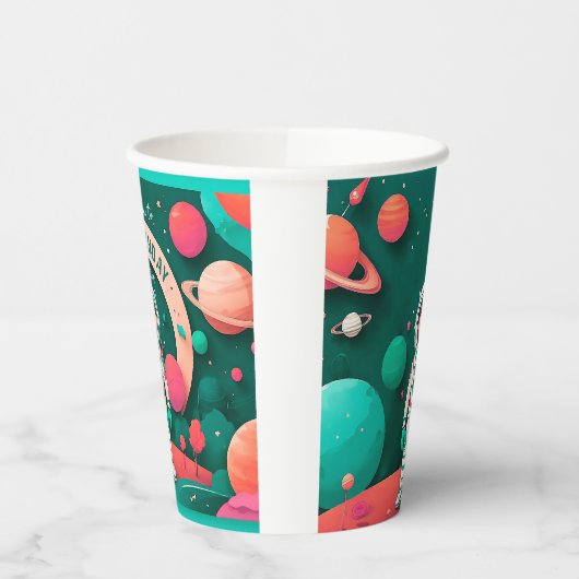 Vaso cumpleaños personalizado 紙コップ (左)