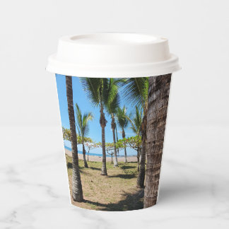 Vaso de cartón con tapa plástica  紙コップ