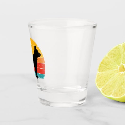 vaso de chupito ショットグラス (右)