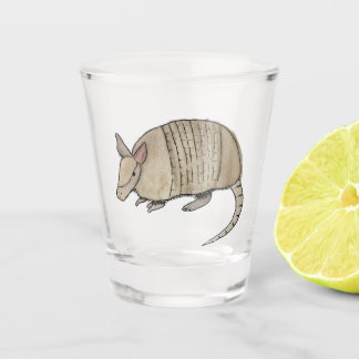 Vaso de chupito con armadillo ショットグラス