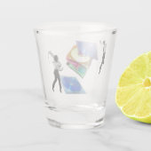 Vaso de chupito Tequilero Pop Culture para Chicas  ショットグラス (裏面)