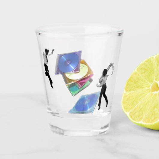 Vaso de chupito Tequilero Pop Culture para Chicas  ショットグラス (正面)
