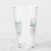 Vaso de cristal con peces タンブラーグラス (右)