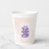 vaso de papel baby dinosaurio. 紙コップ (裏面)