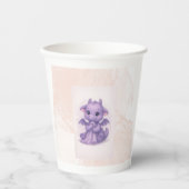 vaso de papel baby dinosaurio. 紙コップ (正面)