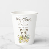 Vaso de papel Baby Shower Panda 紙コップ (正面)