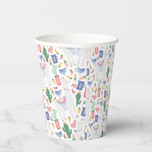 Vaso de papel de la colección Oh, Llama Llama 紙コップ (右)