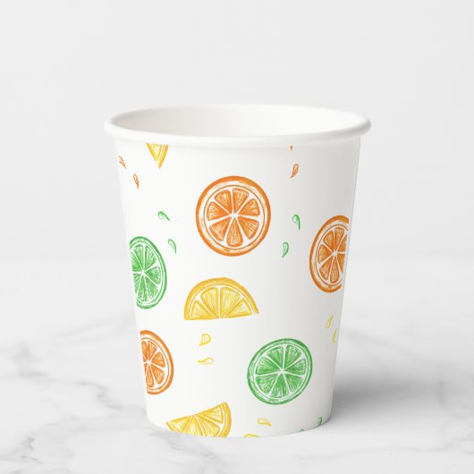 Vaso de papel limonada 紙コップ (裏面)