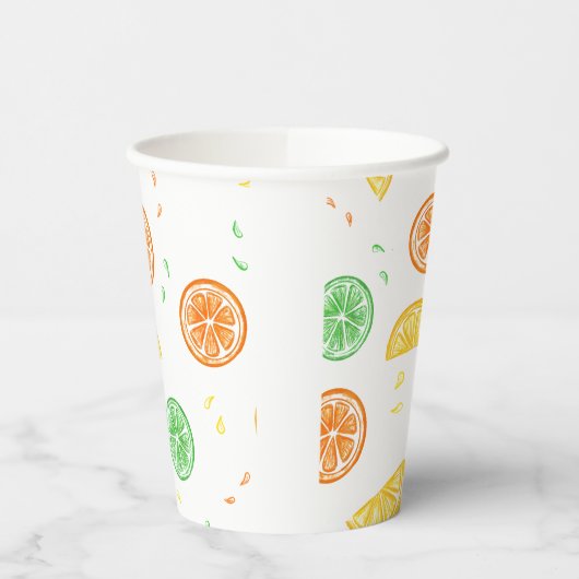 Vaso de papel limonada 紙コップ (左)