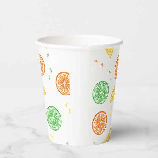 Vaso de papel limonada 紙コップ (右)