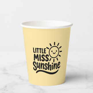 Vaso de papel – Little Miss Sunshine 紙コップ