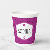 Vaso de papel lunarcitos 紙コップ (正面)